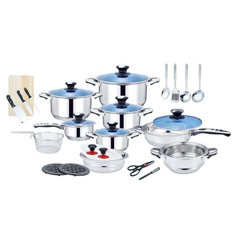 30 Pcs Stainless Steel Non-Stick Cookware Set – Techine Stores