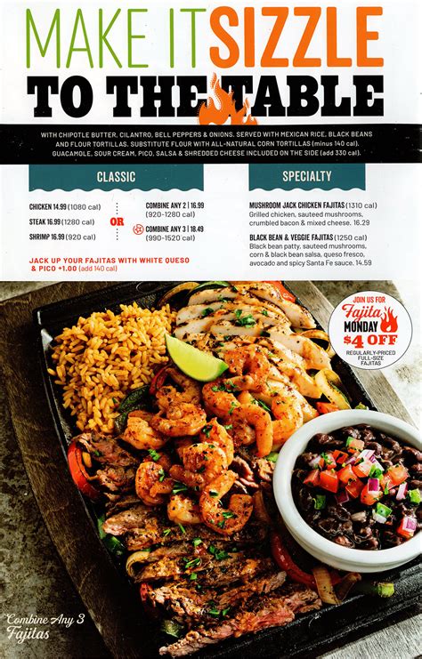 Printable Chili's Menu With Prices