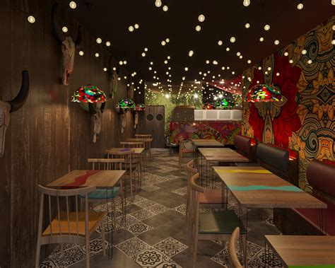 BOHEMIAN RESTAURANT INTERIOR DESIGN :: Behance