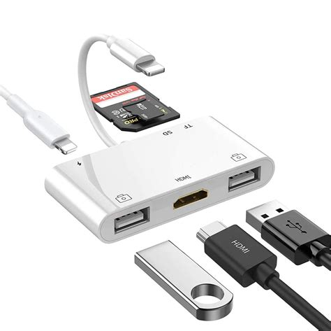 $10/mo - Finance Lightning Hub iPad Adapter, 6-in-1 Lightning to HDMI ...