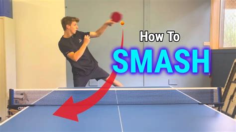 How To SMASH Like a Pro in Table Tennis - YouTube