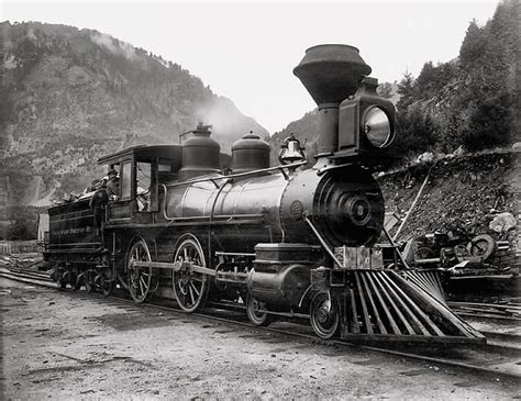 CANADIAN PACIFIC STEAM LOCOMOTIVE COLUMBIA c. 1885 by Daniel Hagerman ...