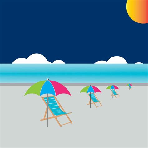 seaside scenery background 10812230 Vector Art at Vecteezy