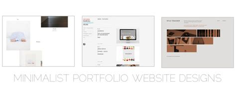 30 Minimalist Portfolio Website Designs for Inspiration - WebFX