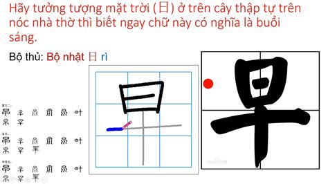 Học chữ Hán | 500 chữ Hán cơ bản nhất | no.24 chữ TẢO | Buổi sáng, từ lâu - YouTube