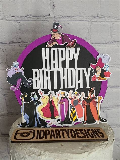 DISNEY VILLAINS BIRTHDAY Halloween Maleficent Evil Queen - Etsy