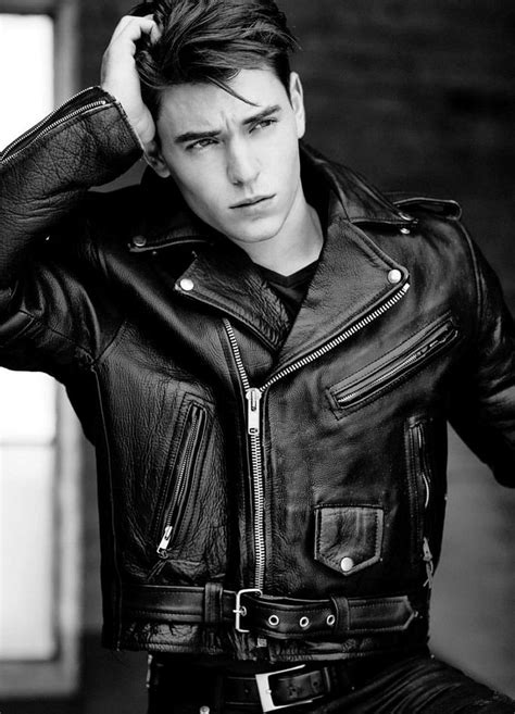 COOL BOYS IN LEATHER | Leather jacket men, Leather jacket street style, Leather jacket outfits