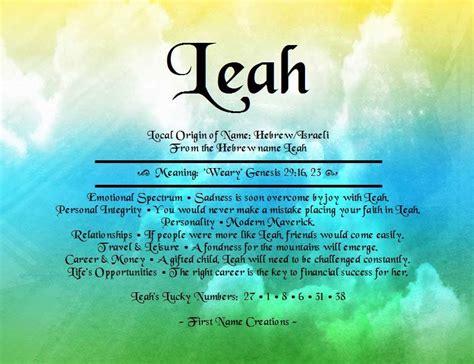 Meaning. Urrr..Could not find one spelt correctly. LEEAH!! | Names with ...