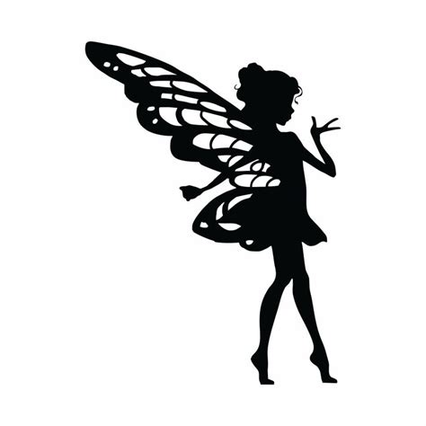 Fairy Silhouette Template | Fairy silhouette, Fairy templates, Fairy images