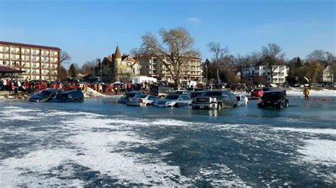 "Unbelievable:" 15 vehicles fall through ice at Lake Geneva's ...