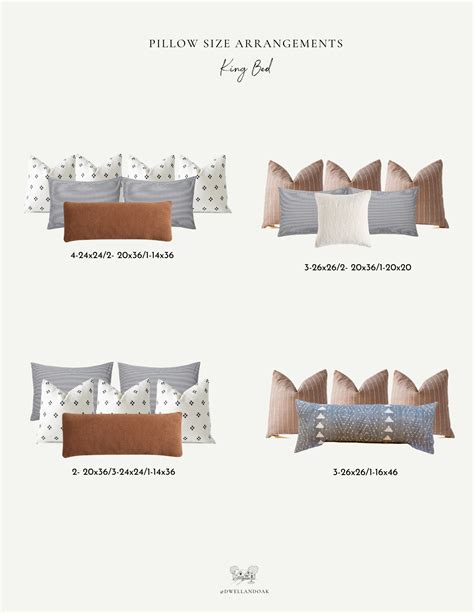 How to Layer Pillows on a King and Queen Bed - Dwell & Oak