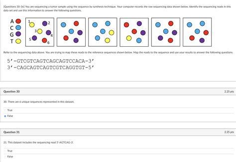 Solved [Questions 30-36] You are sequencing a tumor sample | Chegg.com