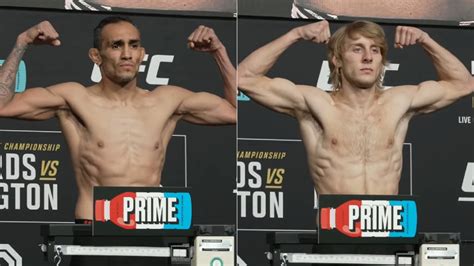 UFC 296 video: Tony Ferguson, Paddy Pimblett weigh in, in good spirits