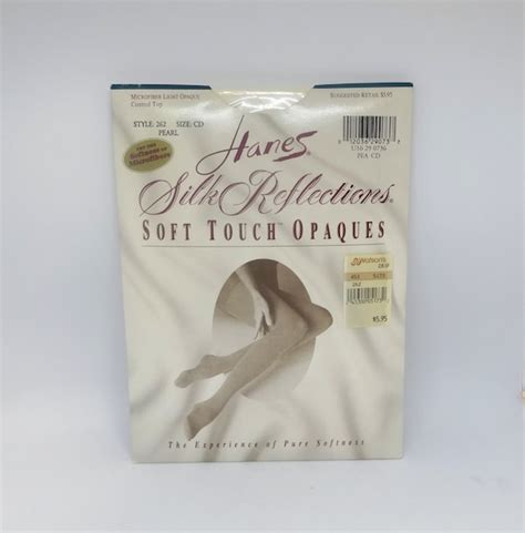 1990s Hanes Silk Reflections Pantyhose Stockings in P… - Gem