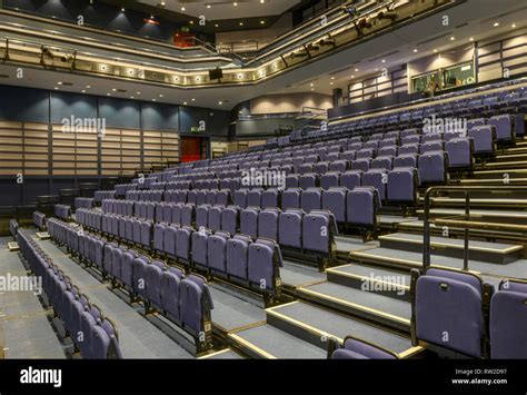 The interior (auditorium) of The Hawth Theatre, Crawley, West Sussex, England, UK Stock Photo ...