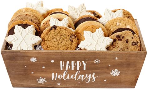 Holiday Wooden Cookie Tray - Cookie Bouquets