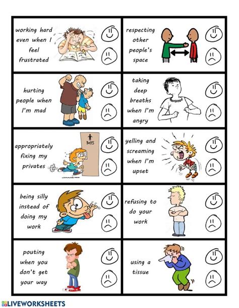 Good Choices vs Bad Choices worksheet | Make good choices, Social emotional skills, Social ...