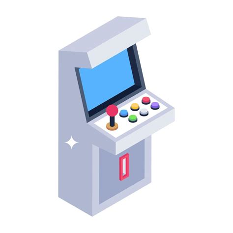 Arcade game isometric icon, editable vector 6530809 Vector Art at Vecteezy