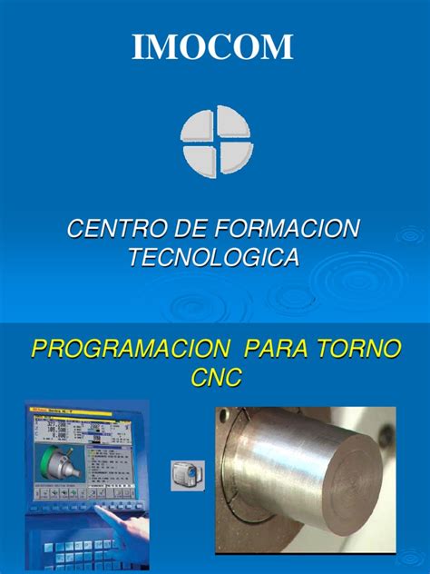 PROGRAMACION TORNO CNC | Perforar | Control numerico