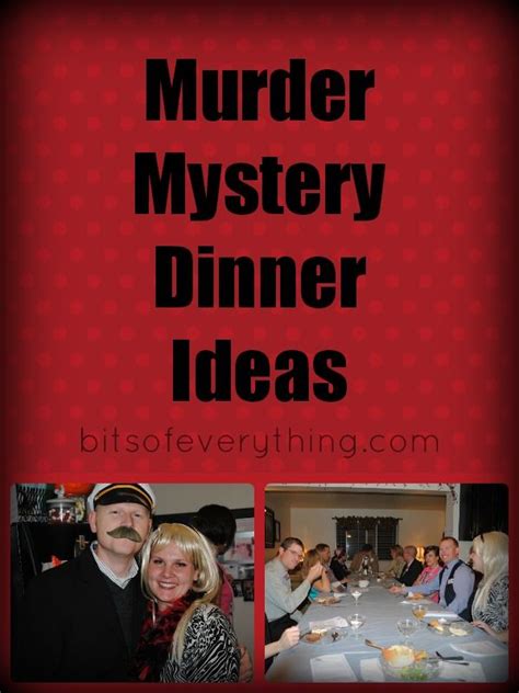 The 24 Best Ideas for Mystery Dinner Party Ideas - Home, Family, Style and Art Ideas