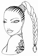 Hair Coloring Pages  ColoringBay sketch template