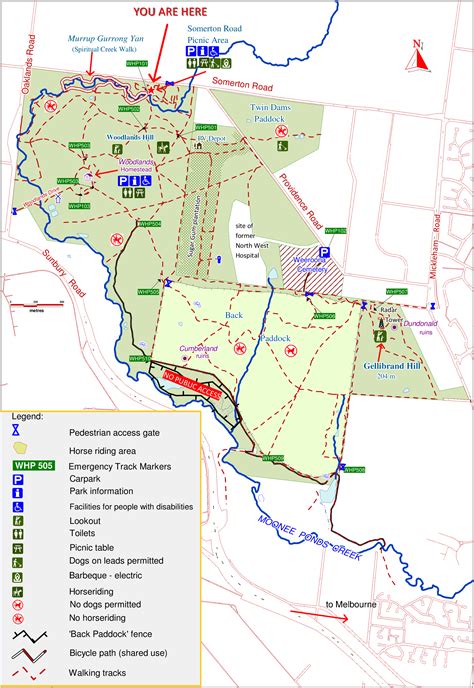 Map of Woodlands Historic Park