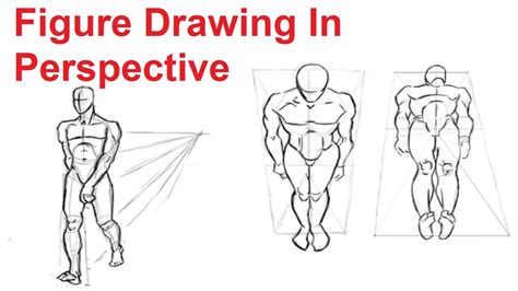 Figure Drawing Lesson 4/8 - How To Draw The Human Figure In Perspective - YouTube