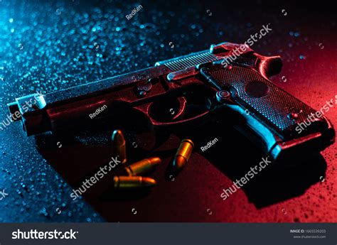 Toy Gun Police Pistol Wallpaper Stock Photo 1665539203 | Shutterstock