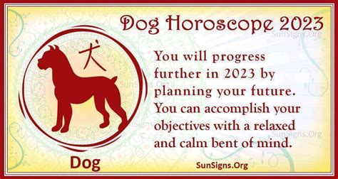 Dog Horoscope 2023 - Luck and Feng Shui Predictions! - SunSigns.Org