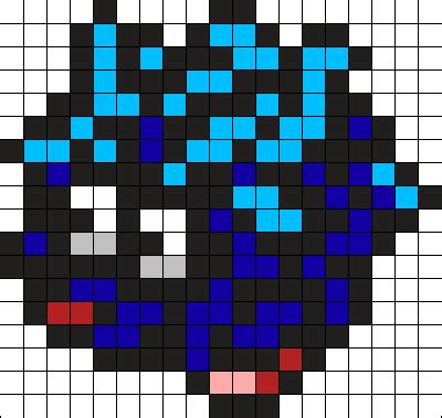 Tangela Pokemon Bead Pattern Perler Bead Pattern / Bead Sprite Hama ...