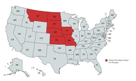 What States Does The Missouri River Run Through? - What States