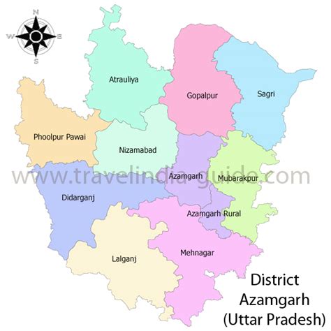 Azamgarh Election Results, Azamgarh Constituency Map