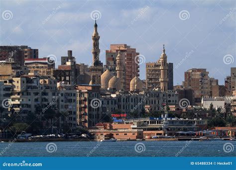 The City of Alexandria in Egypt Editorial Stock Image - Image of house ...