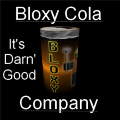 Bloxy Cola Company Logo