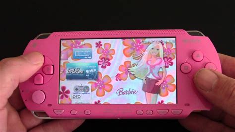 Custom Sony PSP 1000 Pink Barbie Themed PlayStation Portable (MINT) - YouTube