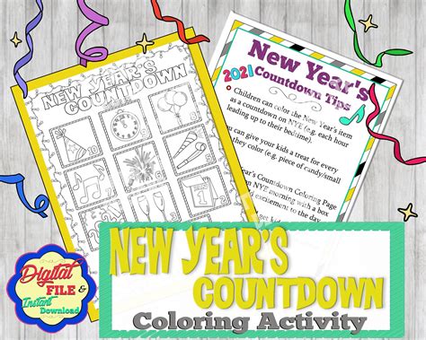 New Years Eve Countdown Idea for Kids, Ball Drop Fun Children, Hourly ...