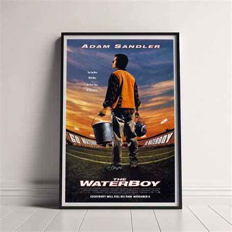 The Waterboy Movie Poster, Canvas Poster Printing, Classic Movie Wall Art for Room Decor, Unique ...