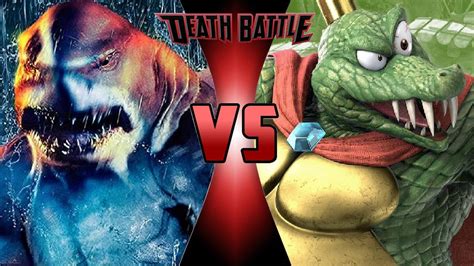 King Shark vs. King K. Rool by OmnicidalClown1992 on DeviantArt