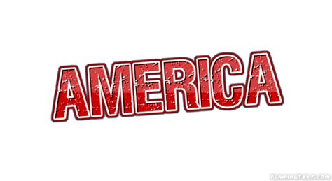 America Logo | Free Name Design Tool from Flaming Text