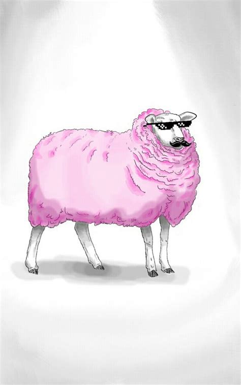 Pin by Jemma Meddleton on Pink sheep fan art | Pink sheep, Moose art, Art