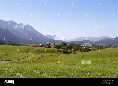 landscape in Bavaria Stock Photo - Alamy