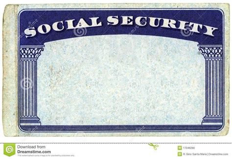 Blank Social Security Card Template Download - Professional Template ...