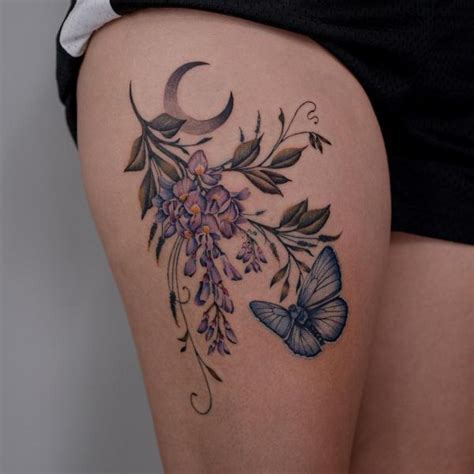 Wisteria Tattoo Ideas: Designs and Meanings | Art and Design