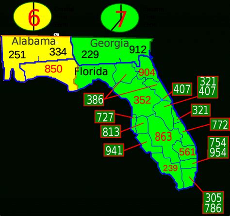 Florida County Map With Zip Codes