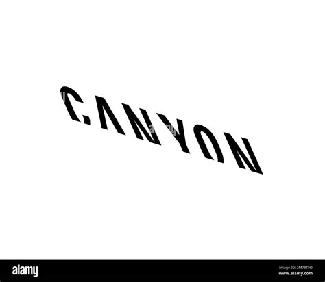 Canyon Bicycles, rotated logo, white background B Stock Photo - Alamy