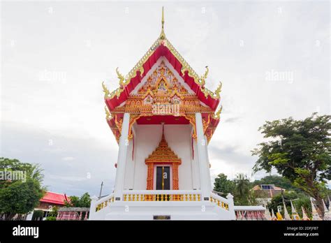 Thai buddhist temples in the province of Phetchaburi in Thailand Stock ...