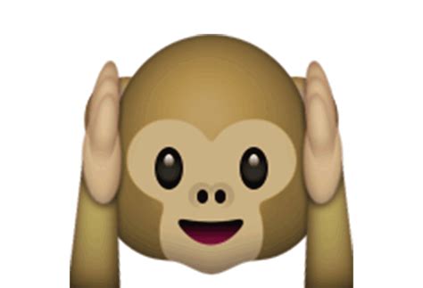 Emoji Props Monkey Speak No Evil