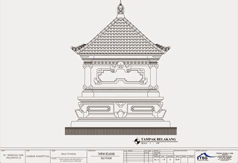 Kumpulan Contoh Sketsa Gambar Rumah Adat Bali - Informasi Masa Kini