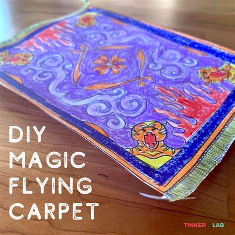 Make an Aladdin Magic Flying Carpet - TinkerLab