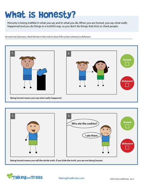 Free Printable Worksheets On Honesty - Printable Word Searches